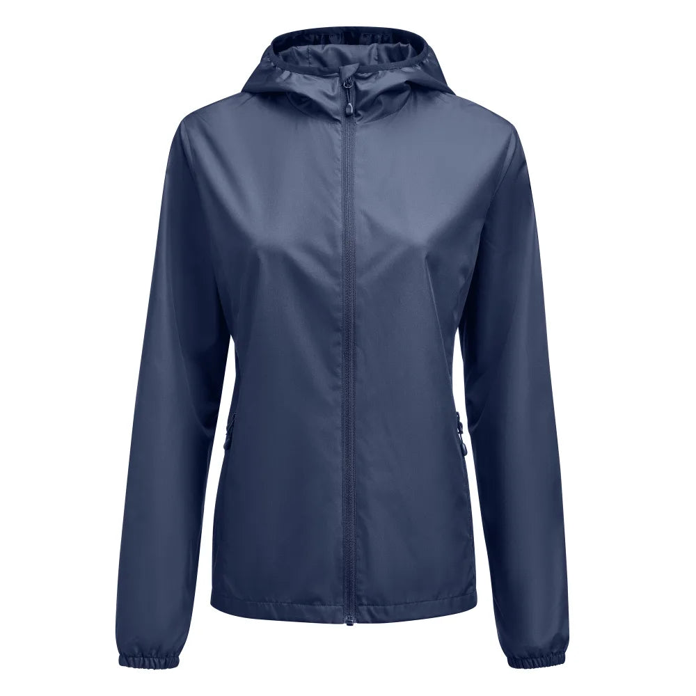 Printer Grab Windbreaker Dames Marine