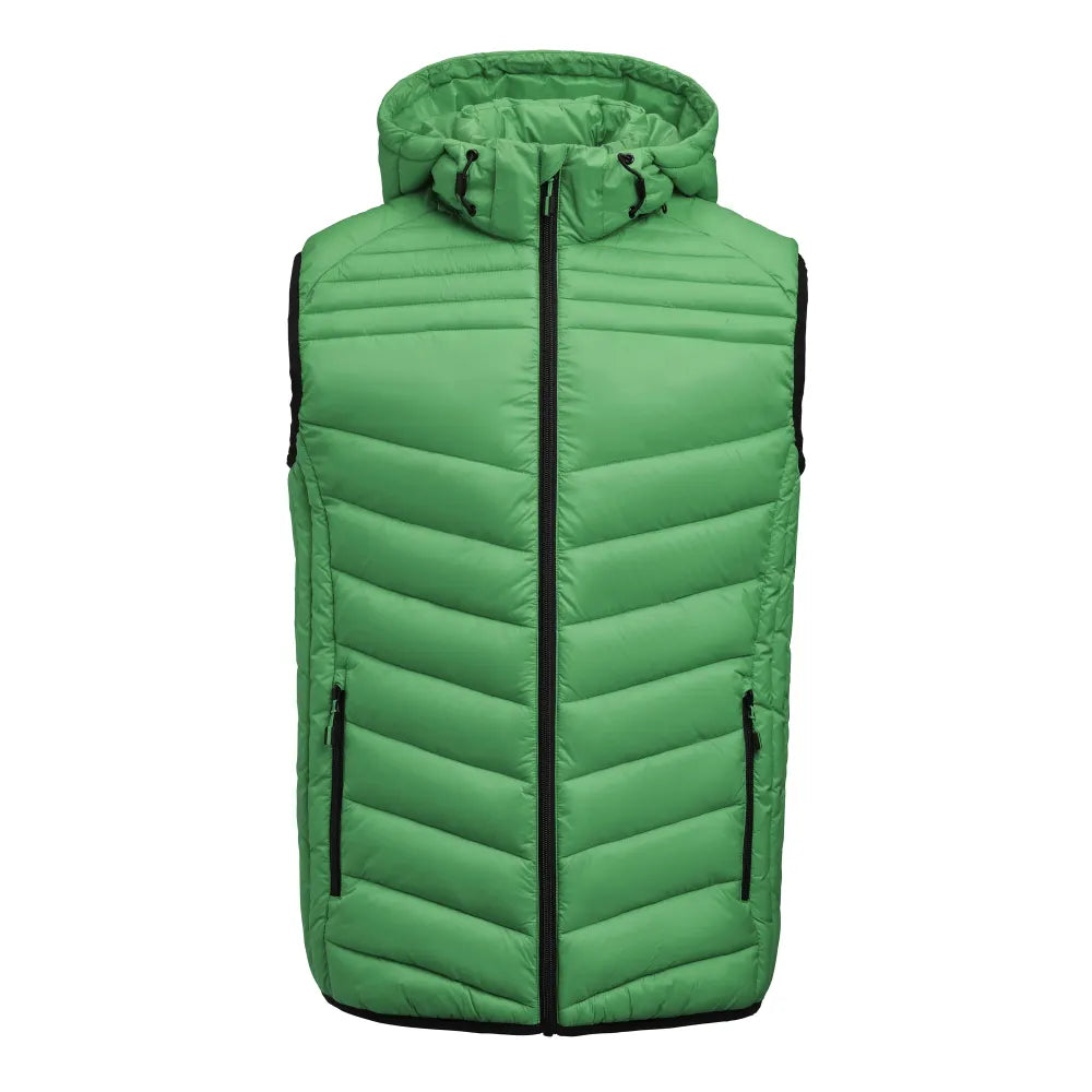 Printer Base Bodywarmer Heren Frisgroen