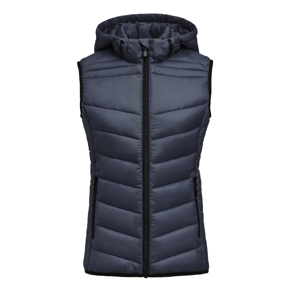 Printer Base Bodywarmer Dames Donker Marine