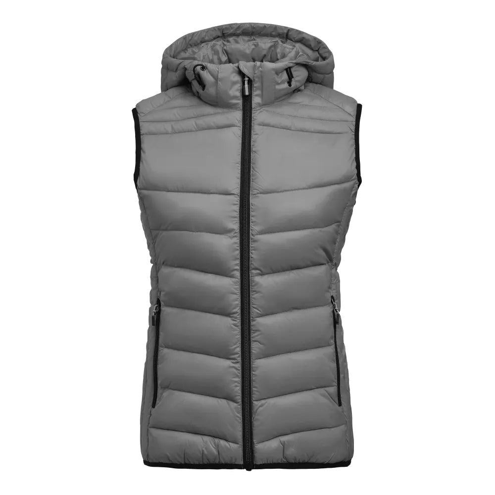 Printer Base Bodywarmer Dames Staalgrijs