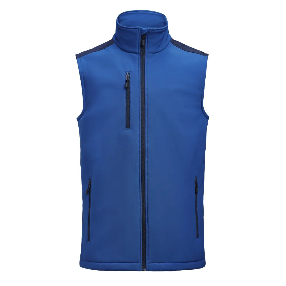 Printer Prime Softshell Bodywarmer Heren Kobalt Marine