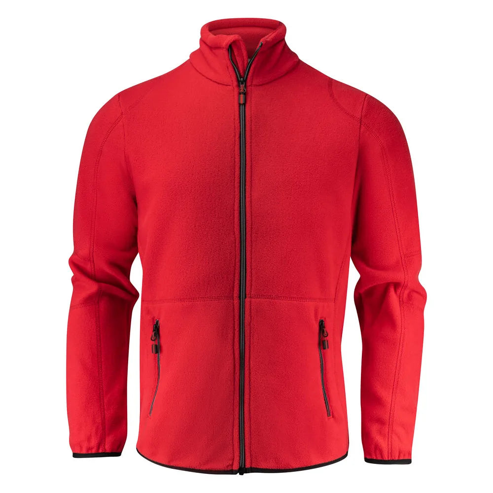 Printer Speedway Fleece Jas Heren Rood