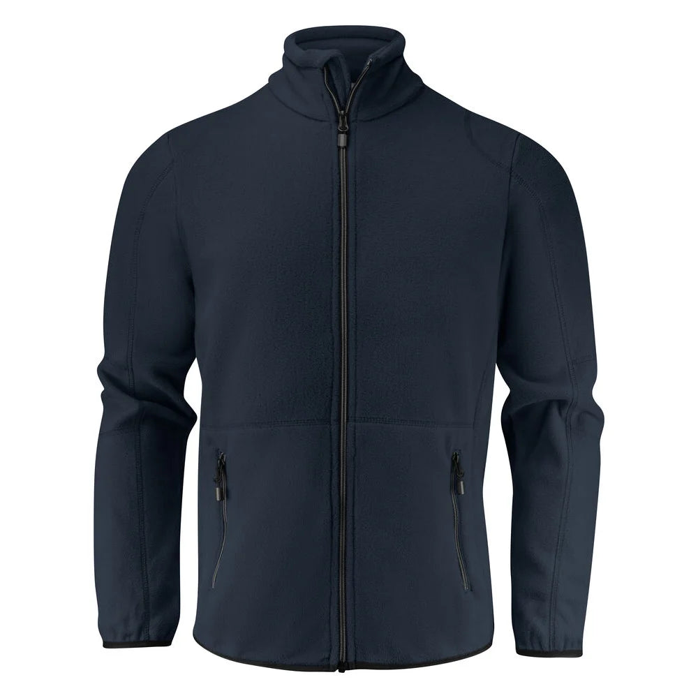 Printer Speedway Fleece Jas Heren Donker Marine
