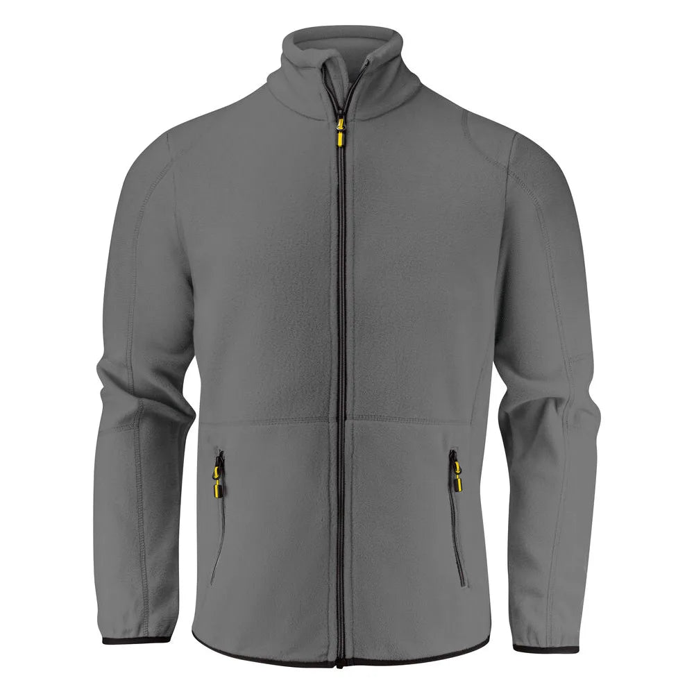 Printer Speedway Fleece Jas Heren Staalgrijs