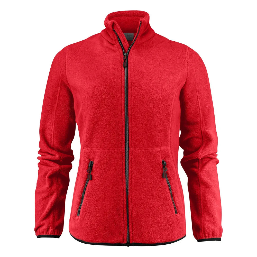 Printer Speedway Fleece Jas Dames Rood