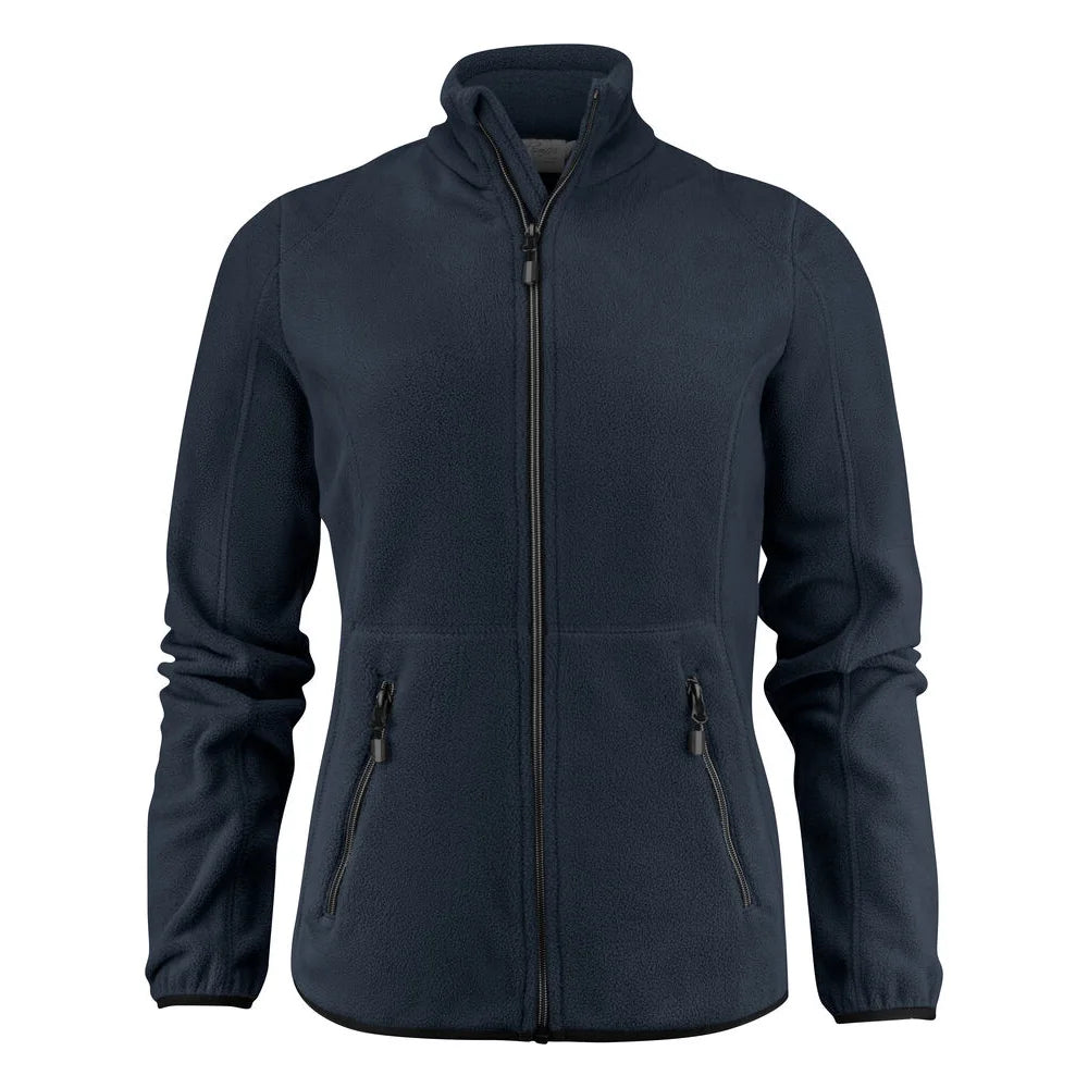 Printer Speedway Fleece Jas Dames Donker Marine