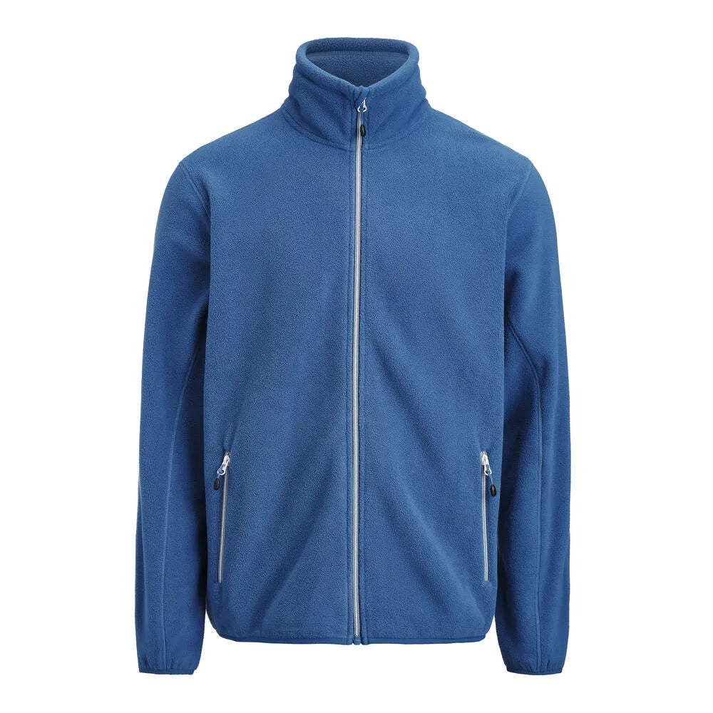 Printer Rocket Fleece Jas Heren Helder Blauw
