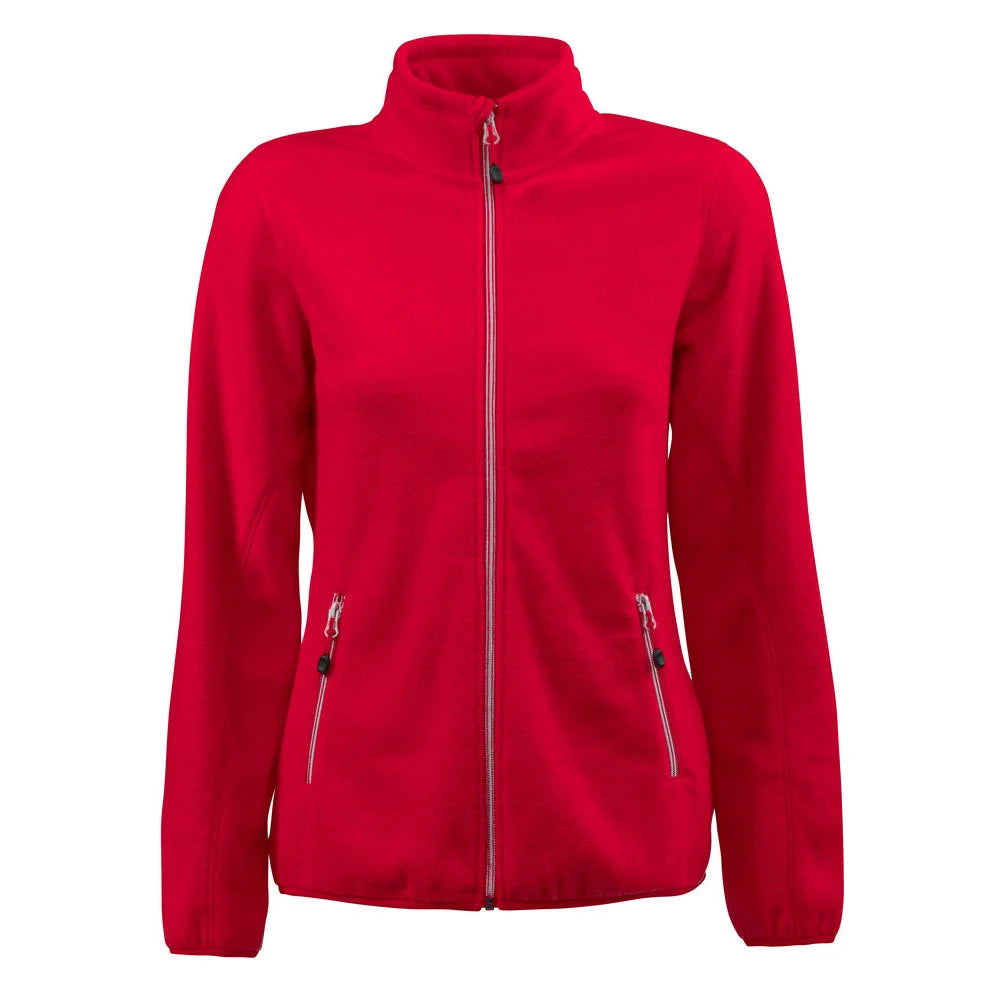Printer Rocket Fleece Jas Dames Rood