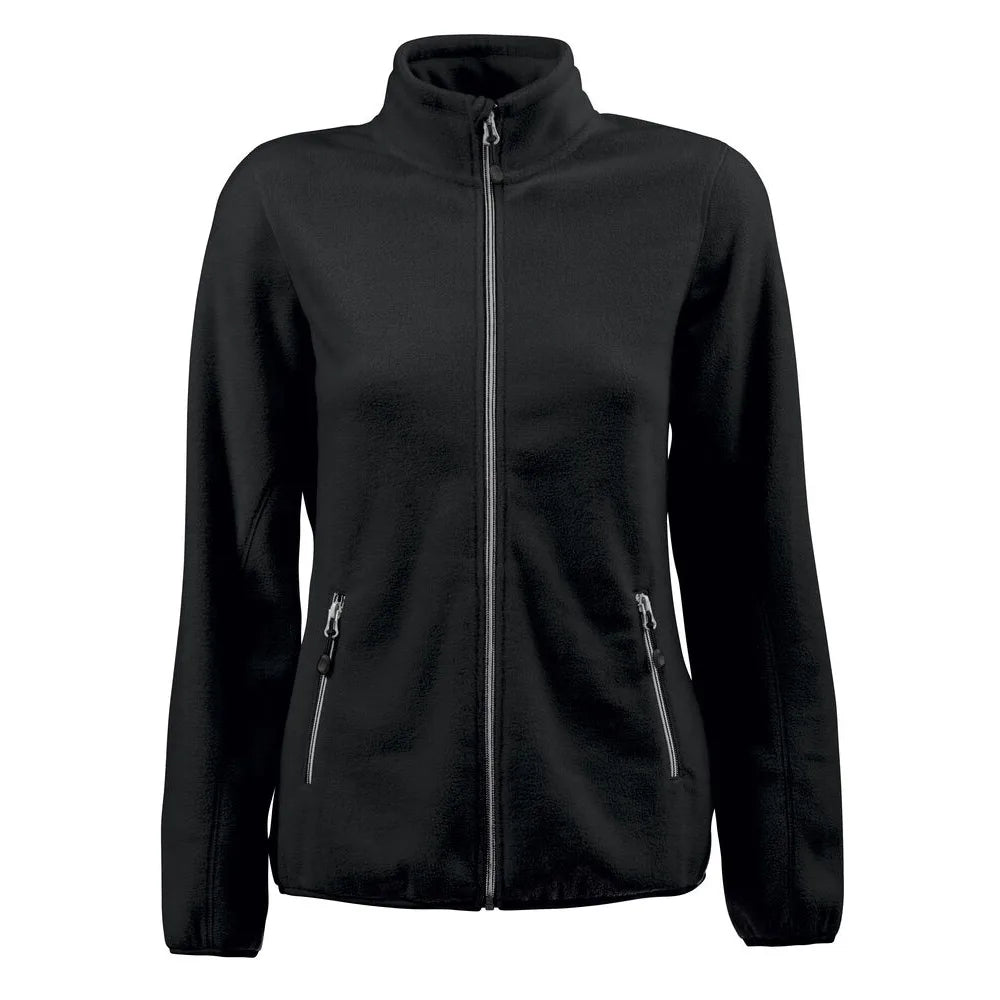 Printer Rocket Fleece Jas Dames Zwart