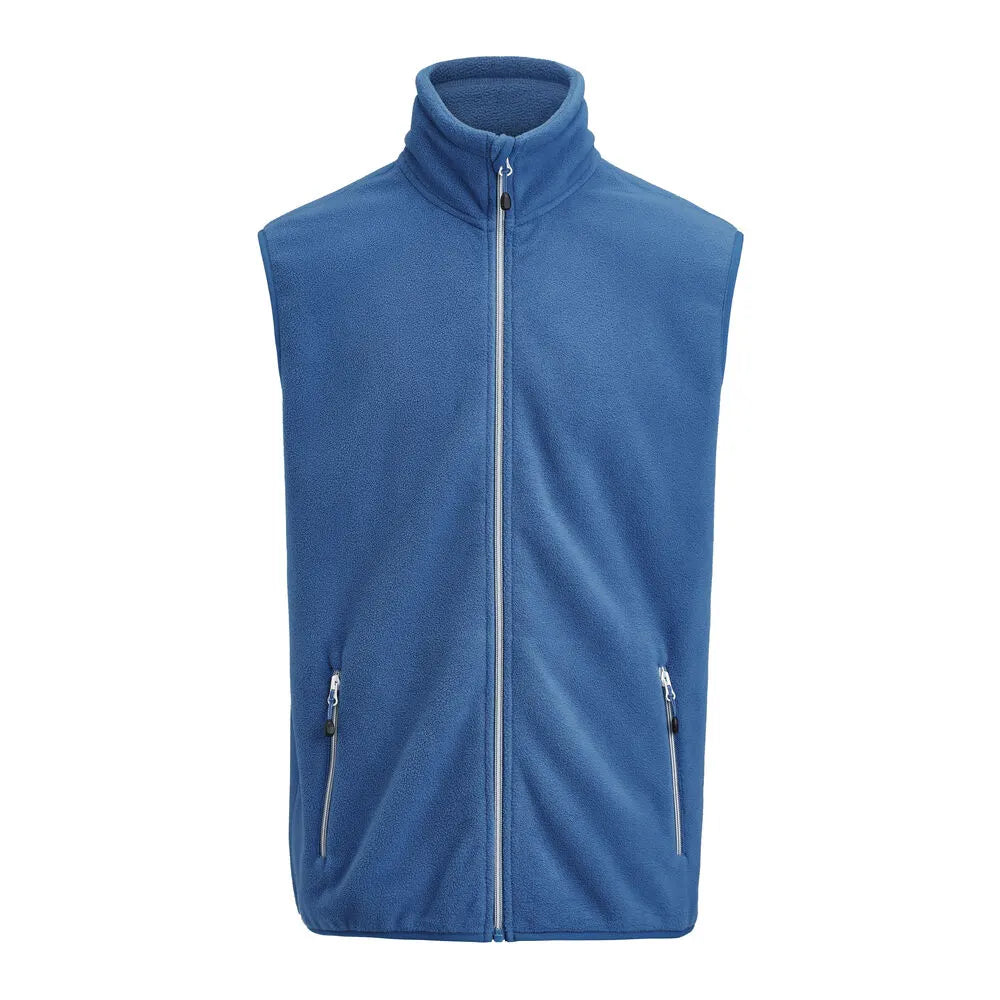 Printer Sideflip Bodywarmer Heren Helder Blauw