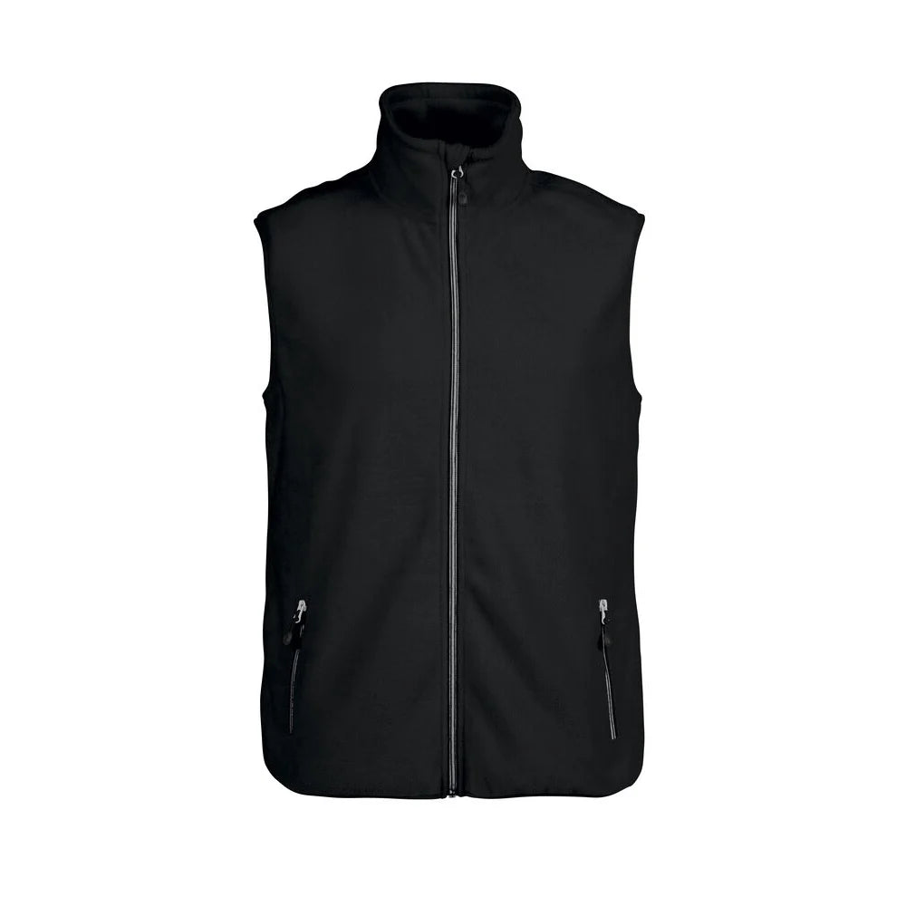Printer Sideflip Bodywarmer Heren Zwart