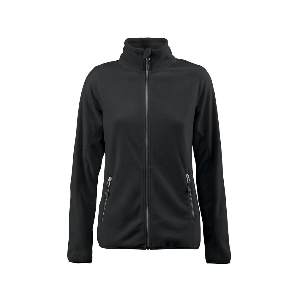 Printer Twohand Fleece Jas Dames Zwart