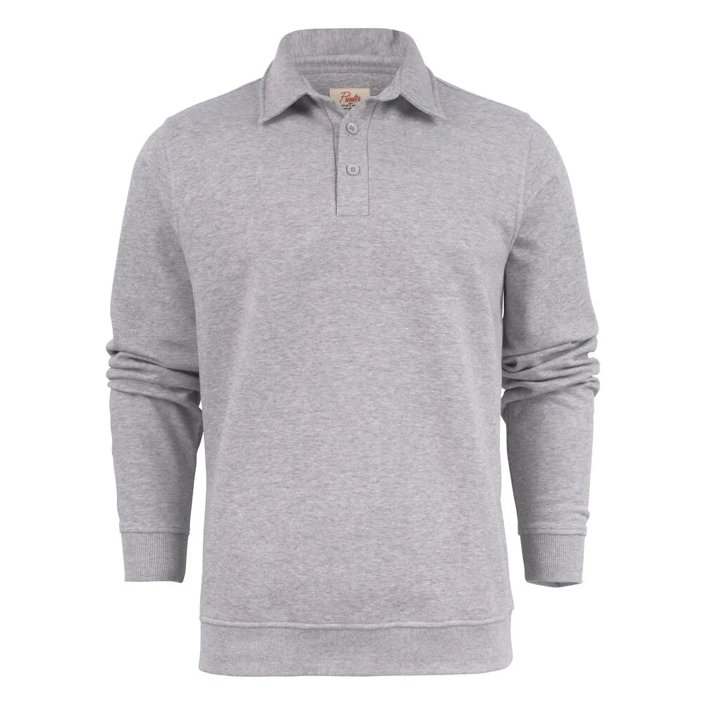 Printer Homerun Sweater Unisex Grijs Mêlée