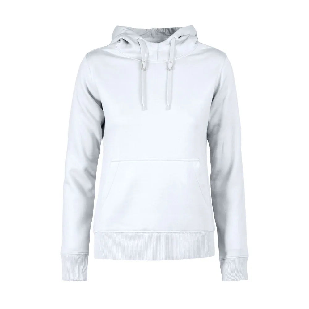 Printer Fastpitch Lady Hoodie Dames Wit