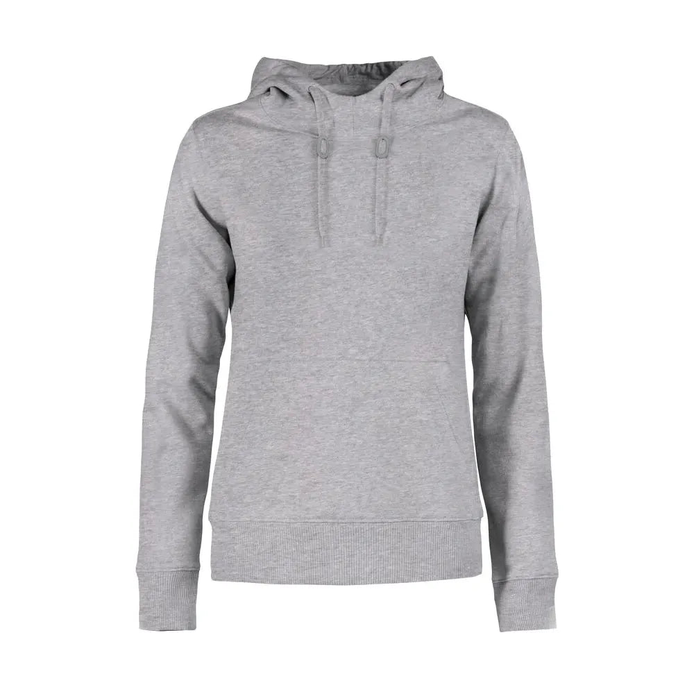 Printer Fastpitch Lady Hoodie Dames Grijs Mêlée