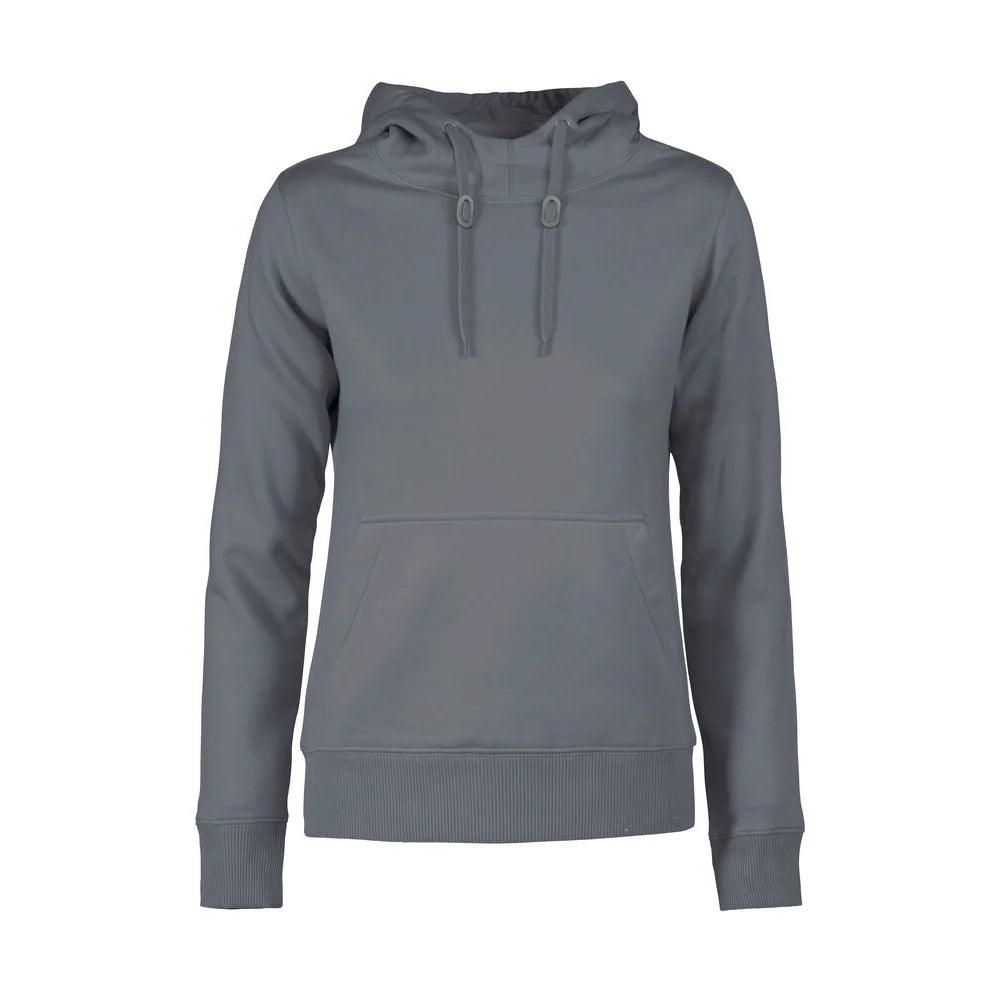 Printer Fastpitch Lady Hoodie Dames Staalgrijs