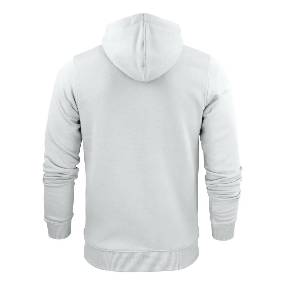Printer Overhead Sweater Volledige Rits Heren Wit