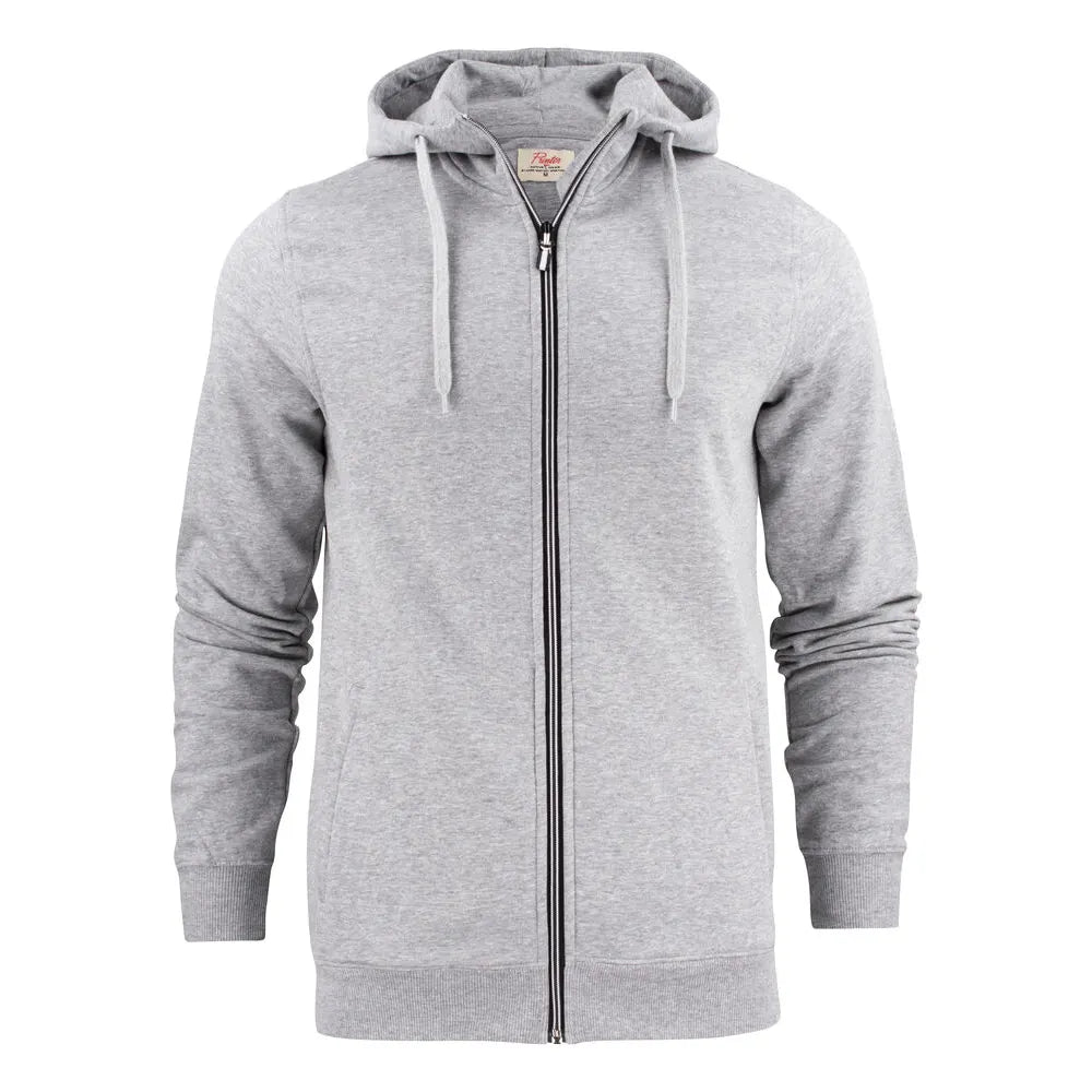 Printer Overhead Sweater Volledige Rits Heren Grijs Mêlée