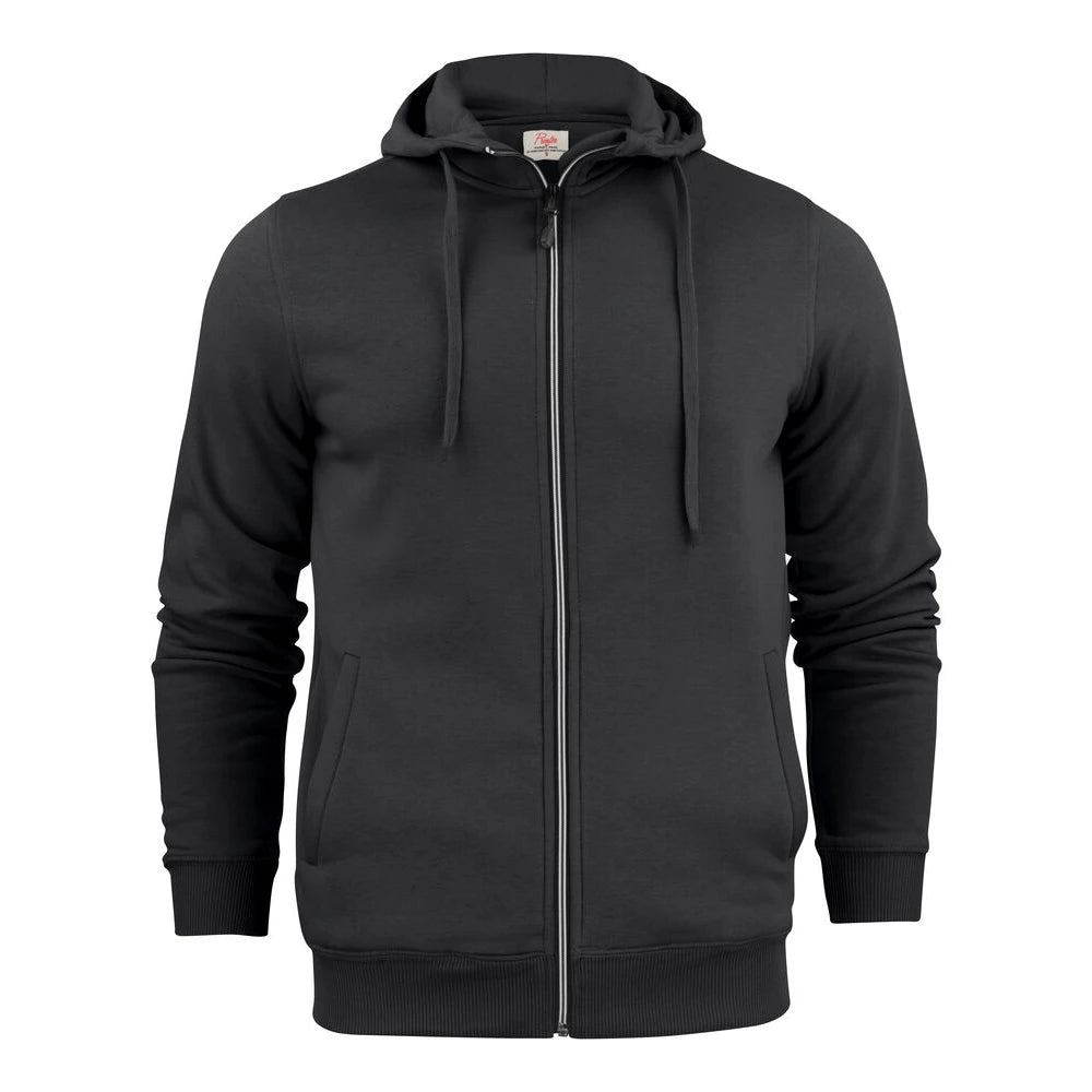 Printer Overhead Sweater Volledige Rits Heren Zwart