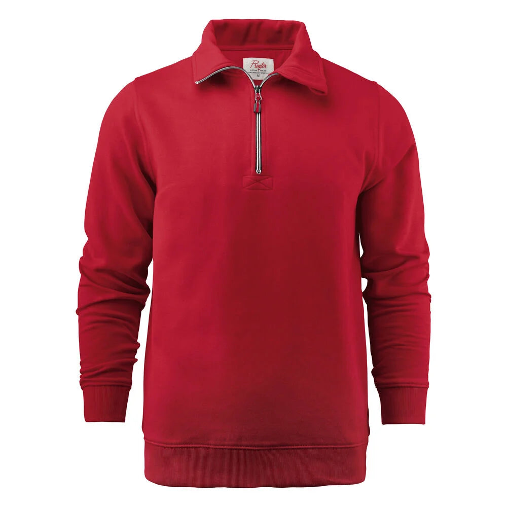 Printer Rounders Rsx Sweater Halve Rits Unisex Rood