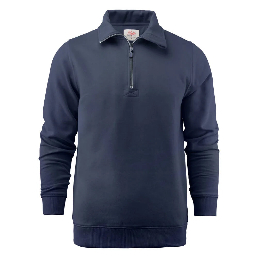 Printer Rounders Rsx Sweater Halve Rits Unisex Marine