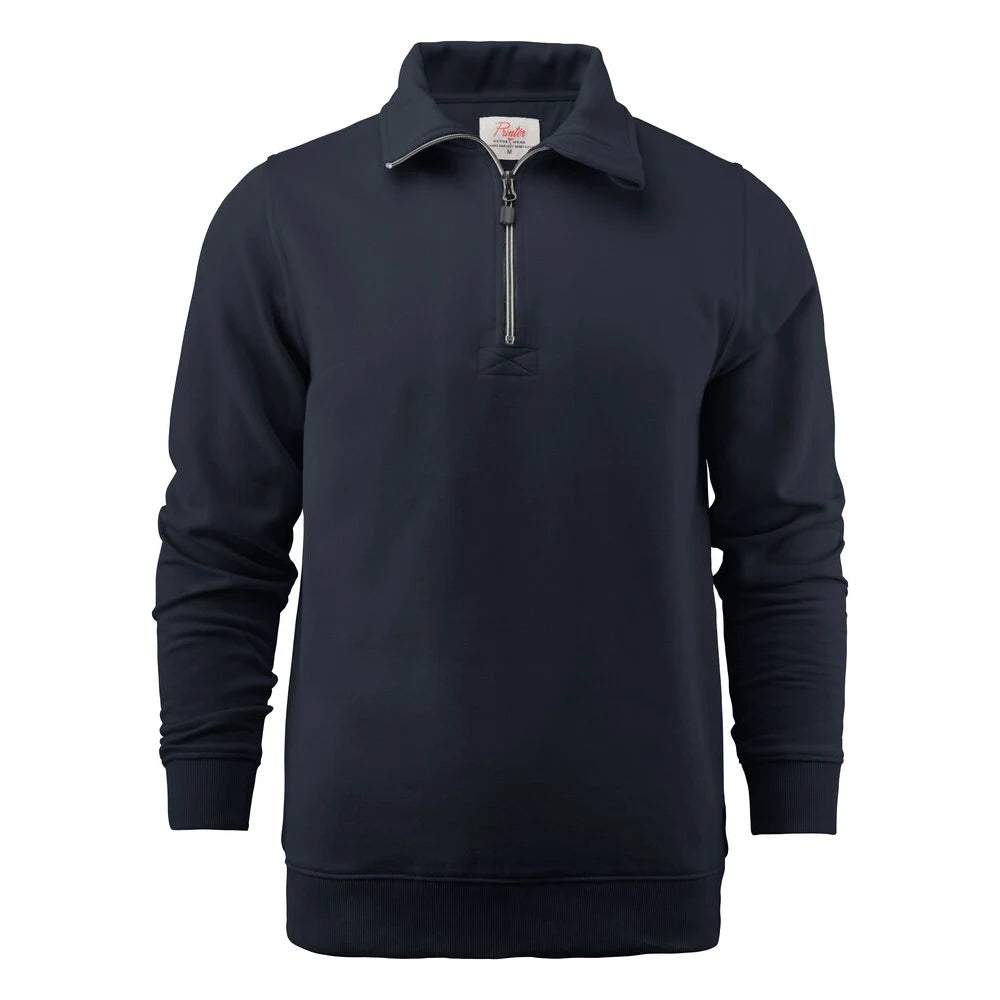 Printer Rounders Rsx Sweater Halve Rits Unisex Donker Marine