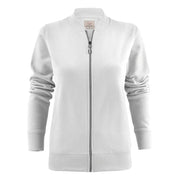 Printer Javelin Sweater Volledige Rits Dames Wit