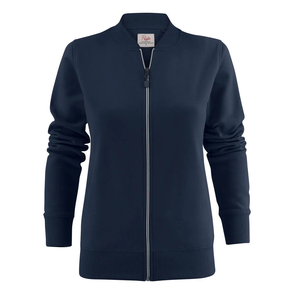 Printer Javelin Sweater Volledige Rits Dames Marine