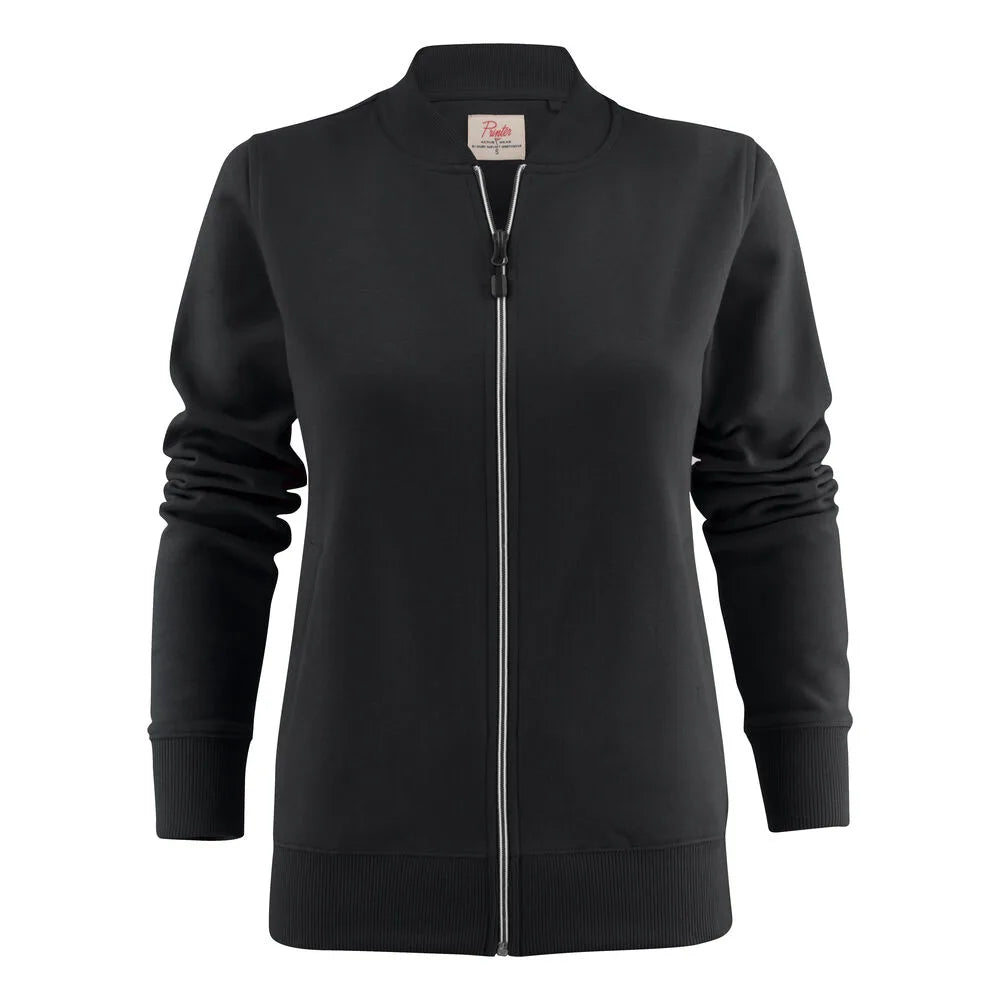 Printer Javelin Sweater Volledige Rits Dames Zwart
