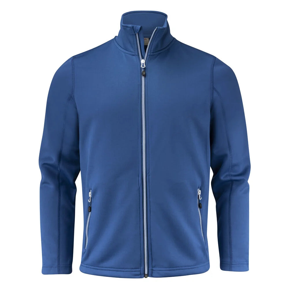 Printer Powerslide Sweater Volledige Rits Heren Helder Blauw