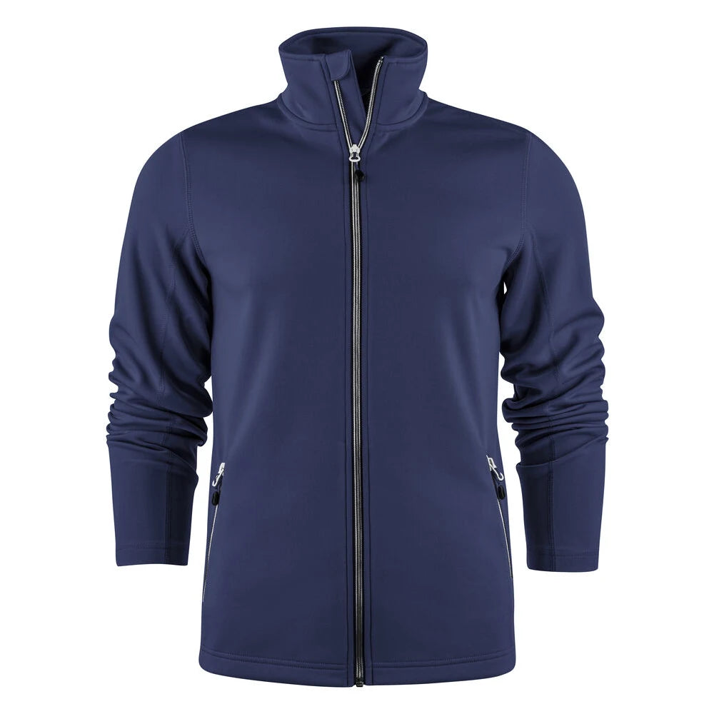 Printer Powerslide Sweater Volledige Rits Heren Marine