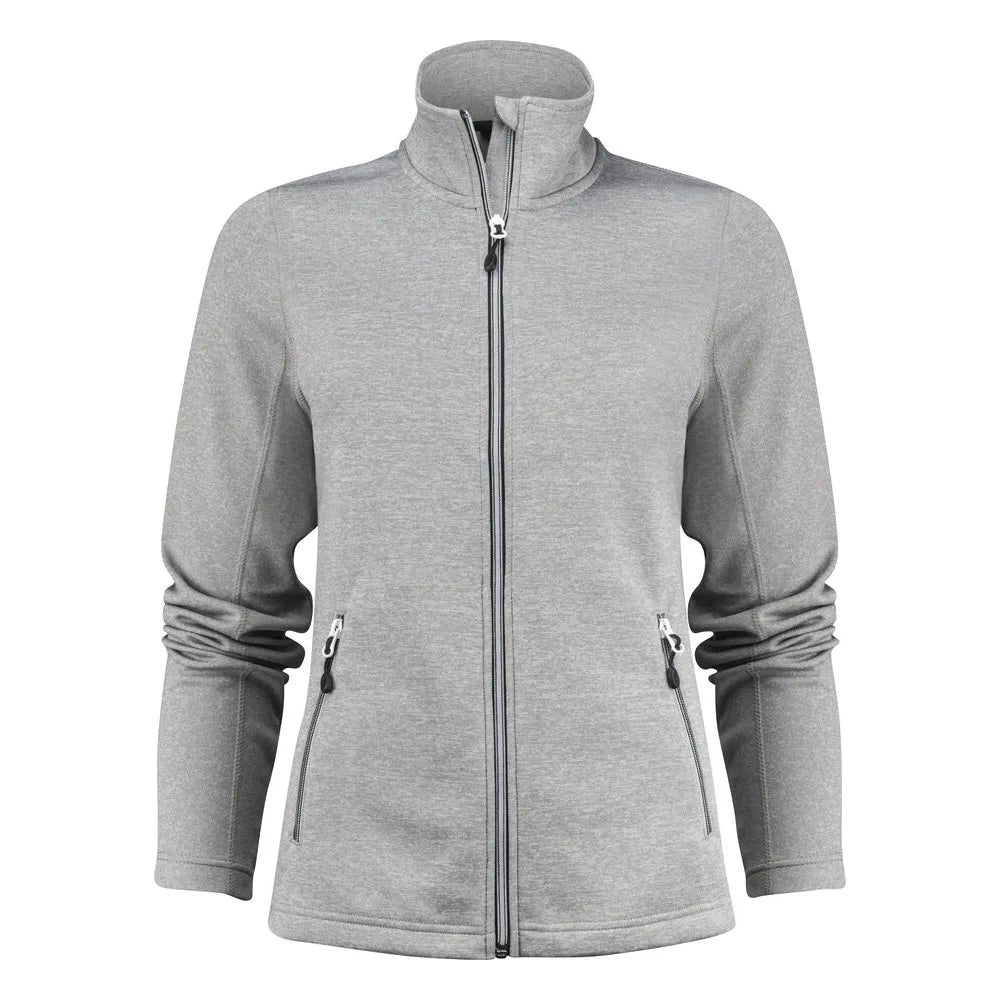 Printer Powerslide Sweater Volledige Rits Dames Grijs Mêlée