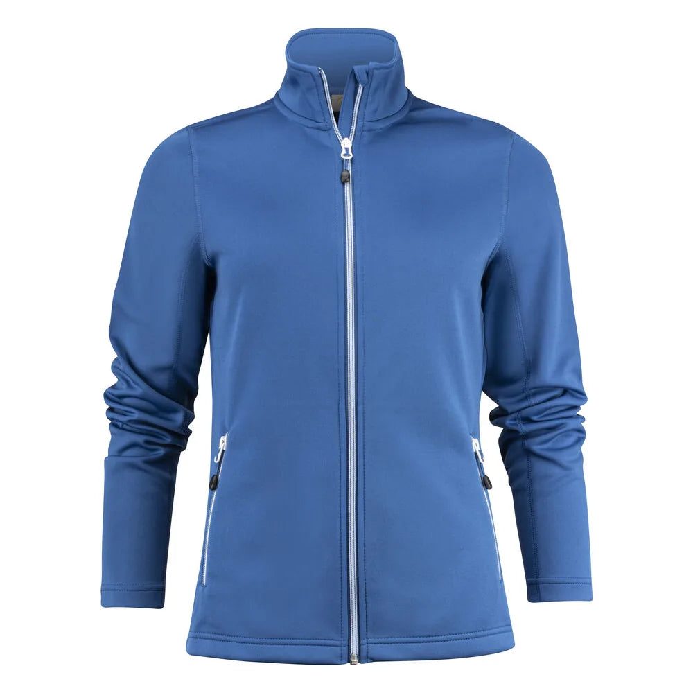 Printer Powerslide Sweater Volledige Rits Dames Helder Blauw