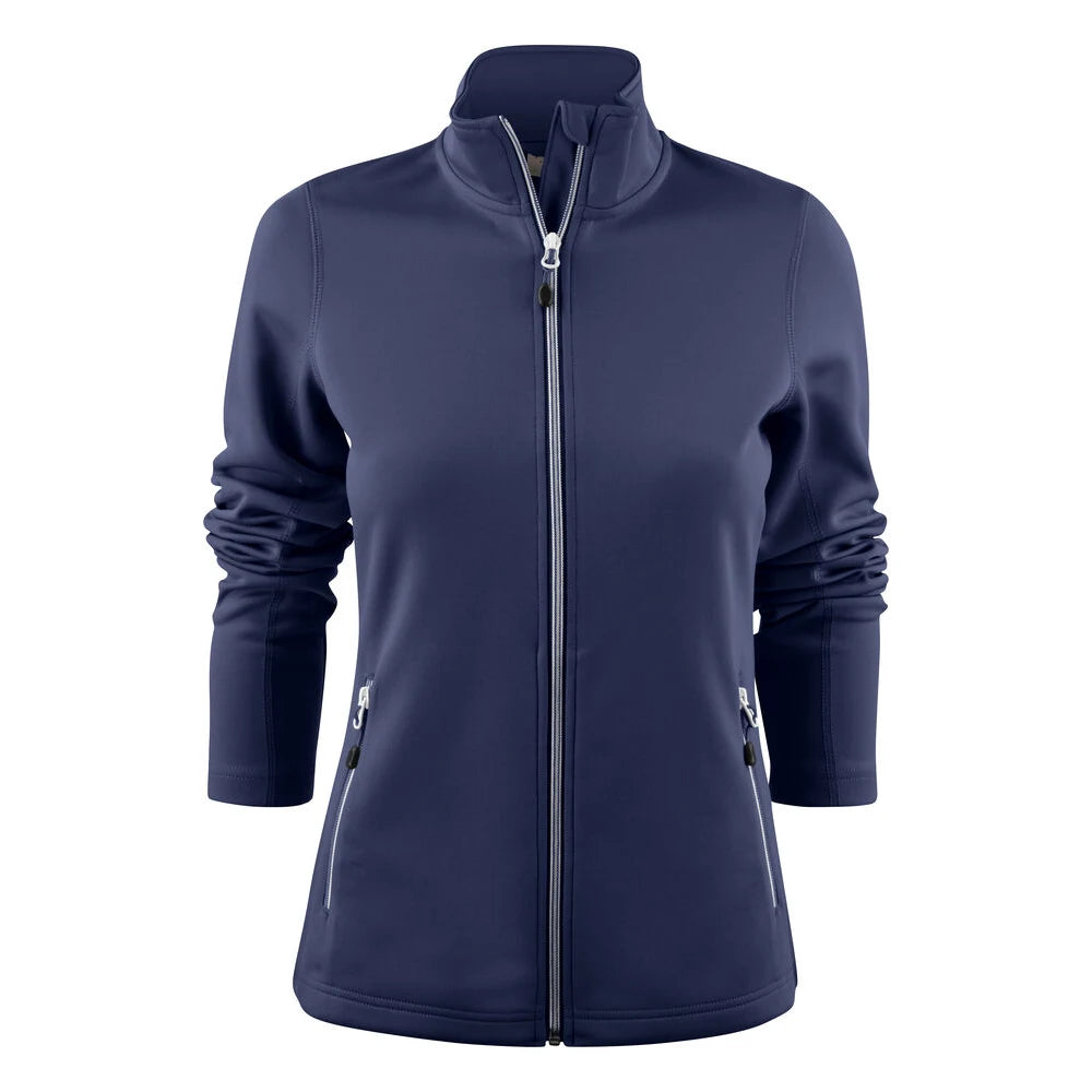 Printer Powerslide Sweater Volledige Rits Dames Marine