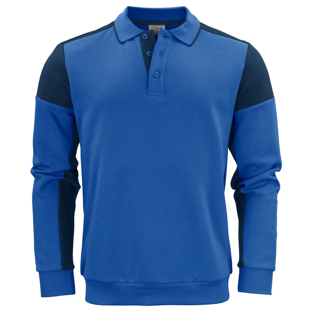 Printer Prime Polosweater Unisex Kobalt Marine