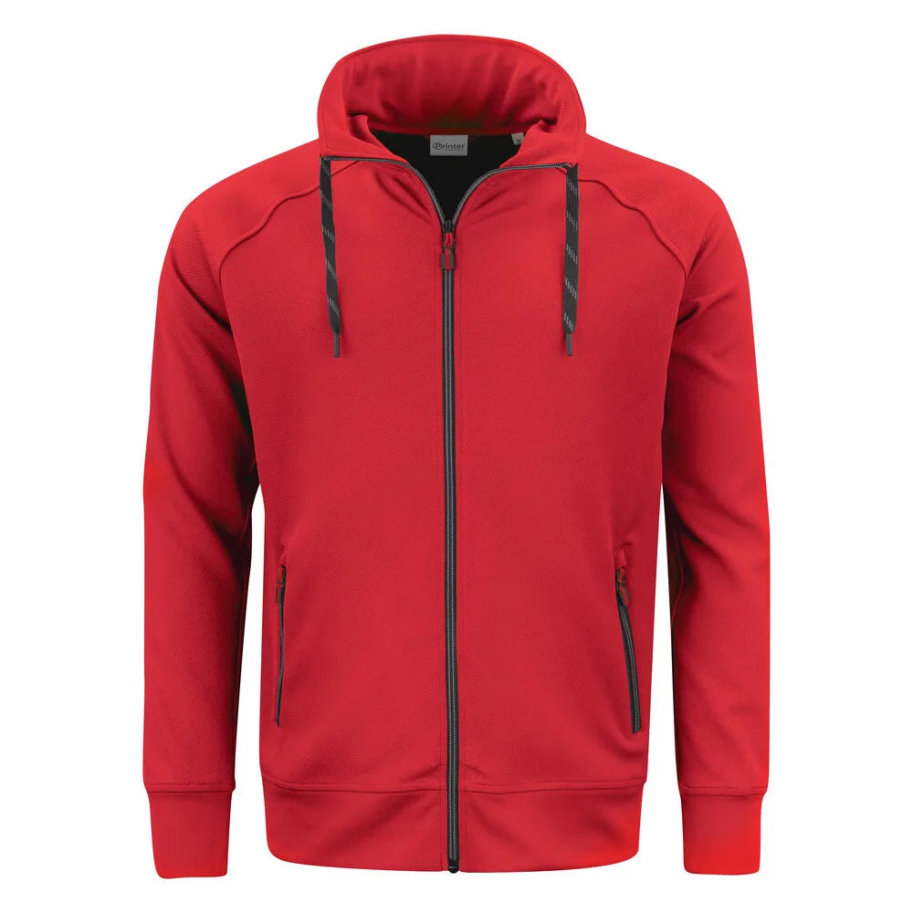 Printer Jog Rsx Sweater Volledige Rits Heren Rood