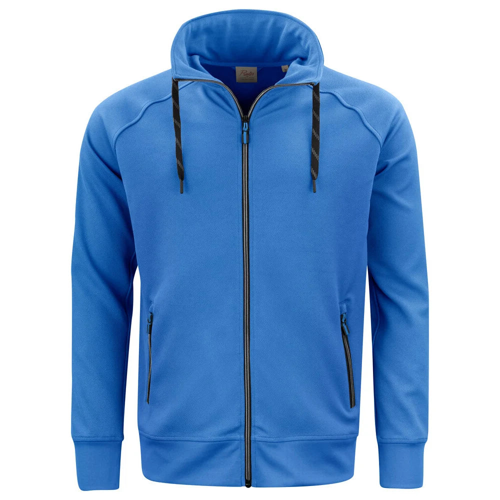 Printer Jog Rsx Sweater Volledige Rits Heren Oceaan Blauw