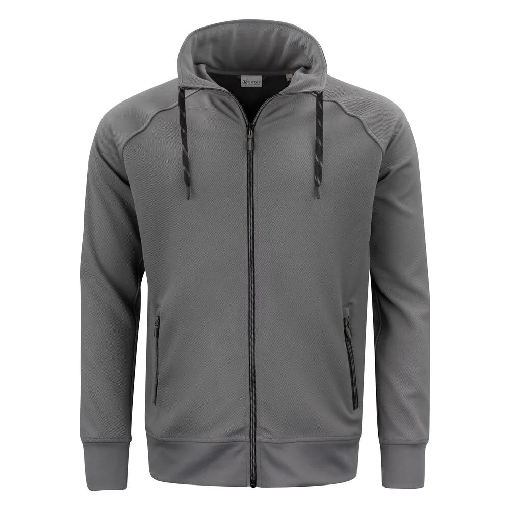 Printer Jog Rsx Sweater Volledige Rits Heren Staalgrijs