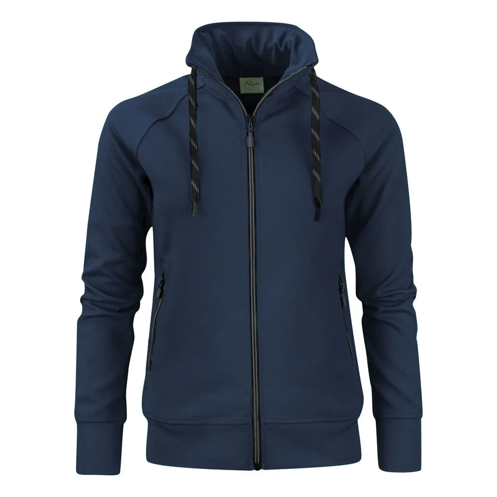 Printer Jog Rsx Sweater Volledige Rits Dames Marine