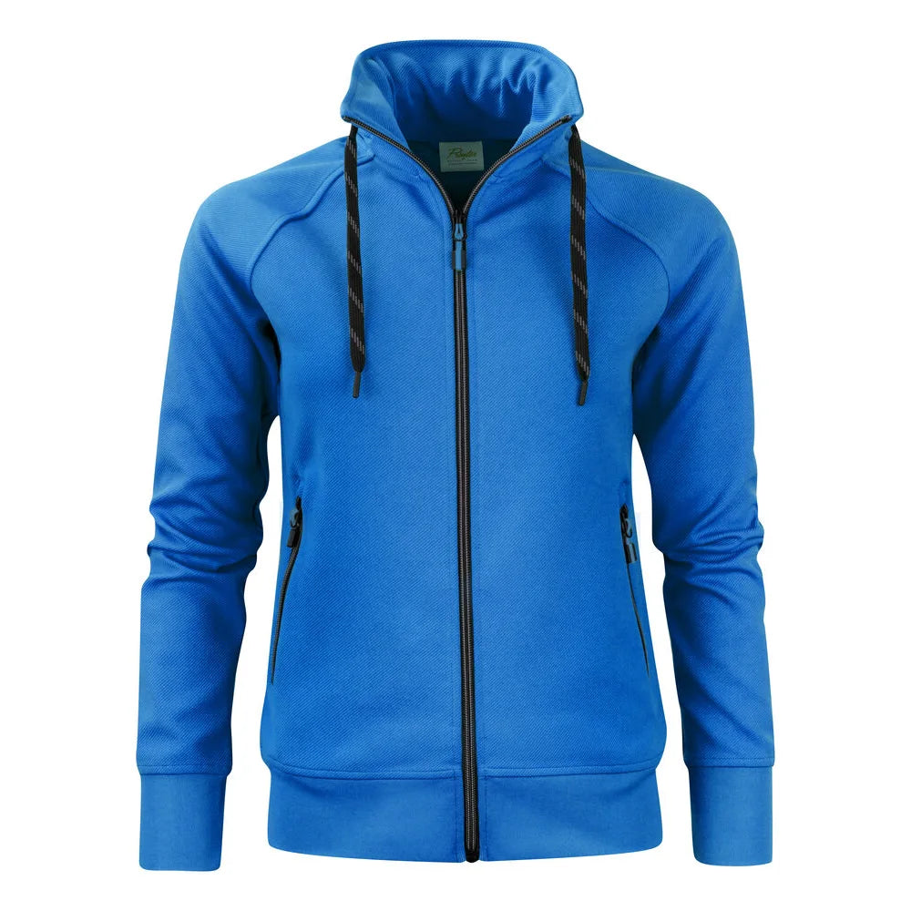 Printer Jog Rsx Sweater Volledige Rits Dames Oceaan Blauw