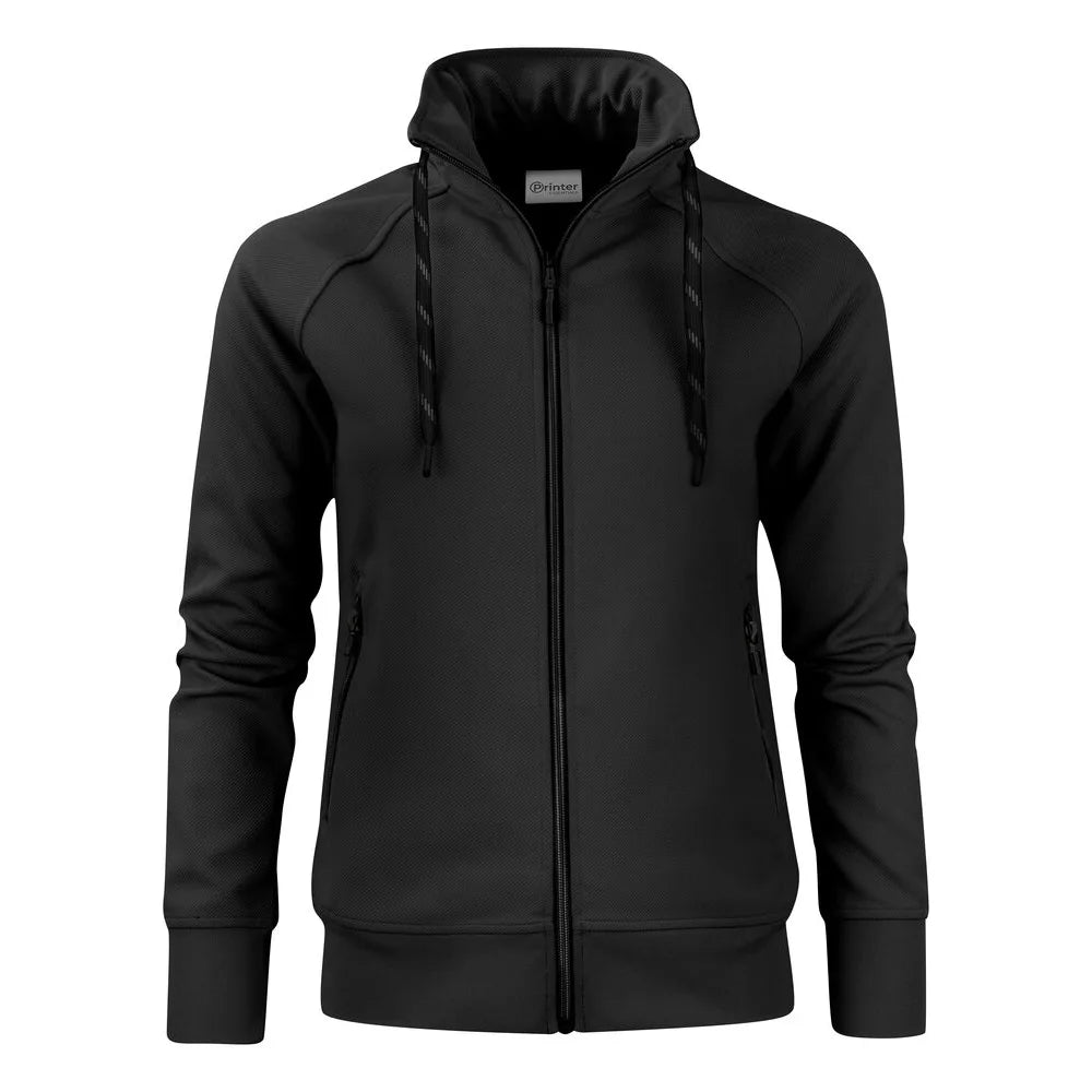 Printer Jog Rsx Sweater Volledige Rits Dames Zwart