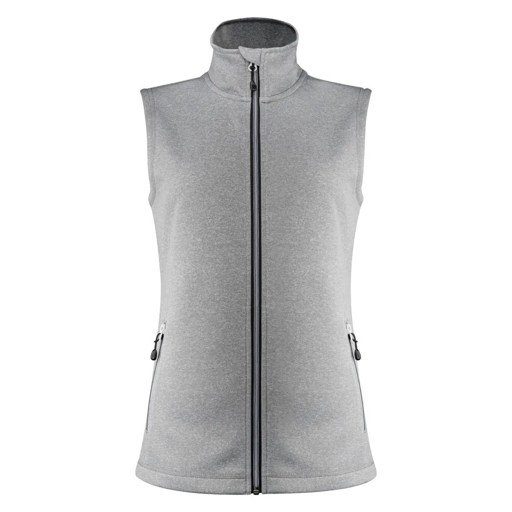 Printer Powerslide Bodywarmer Dames Grijs Mêlée
