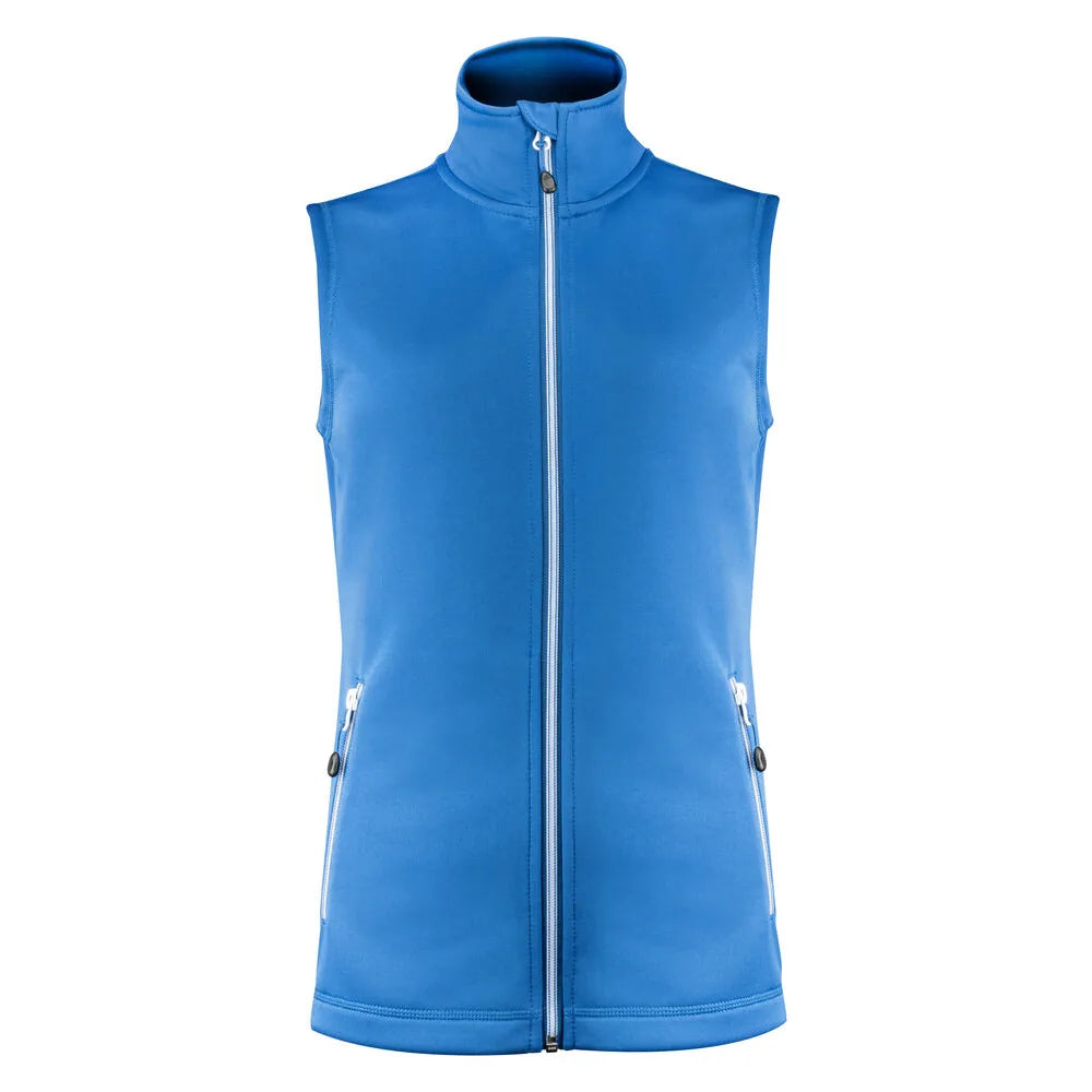 Printer Powerslide Bodywarmer Dames Helder Blauw