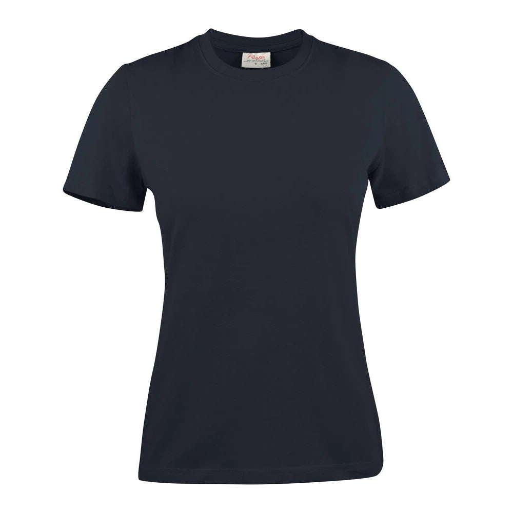 Printer Heavy T T-Shirt Dames Donker Marine