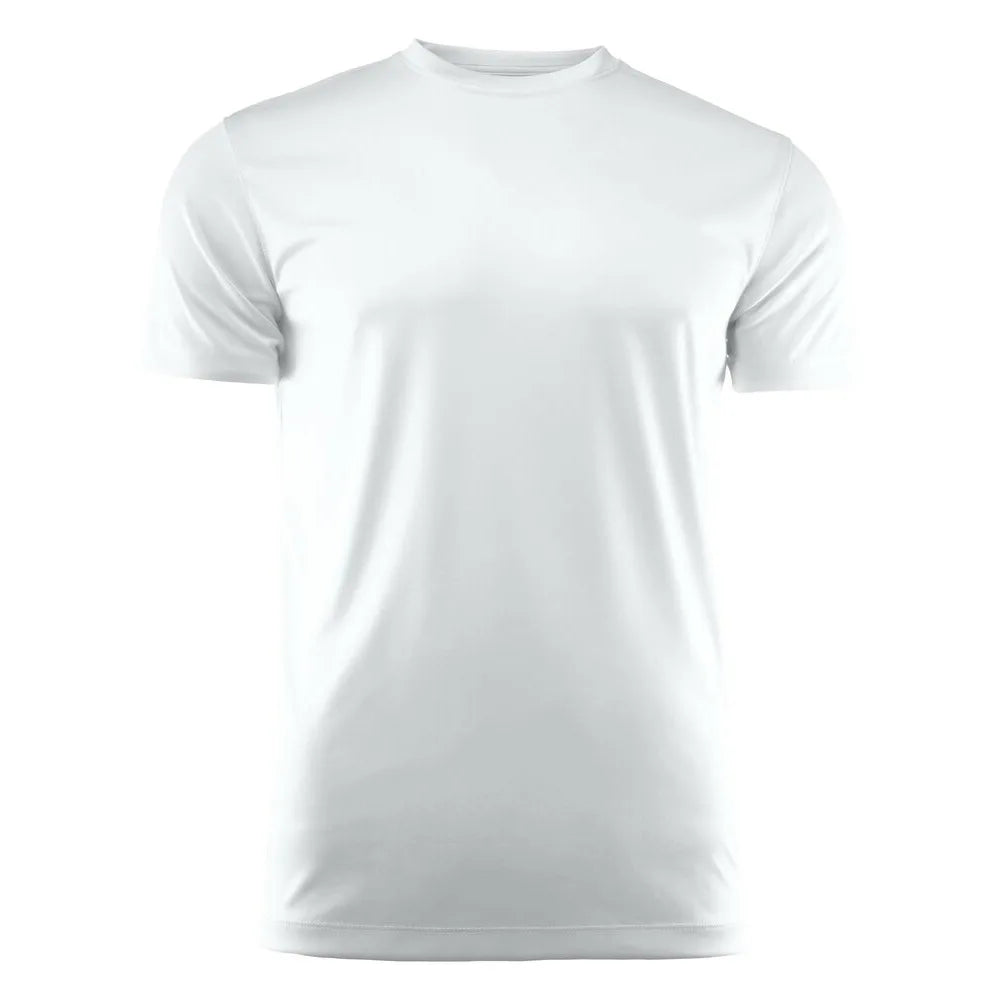 Printer Run T-Shirt Heren Wit