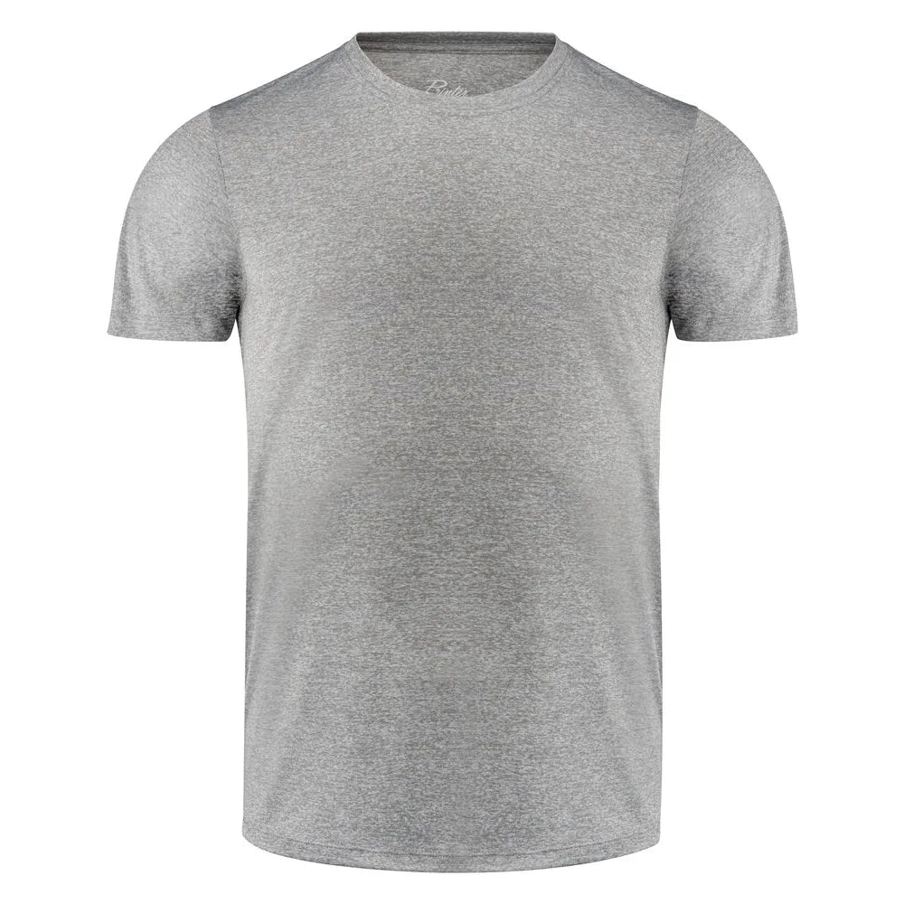 Printer Run T-Shirt Heren Grijs Mêlée