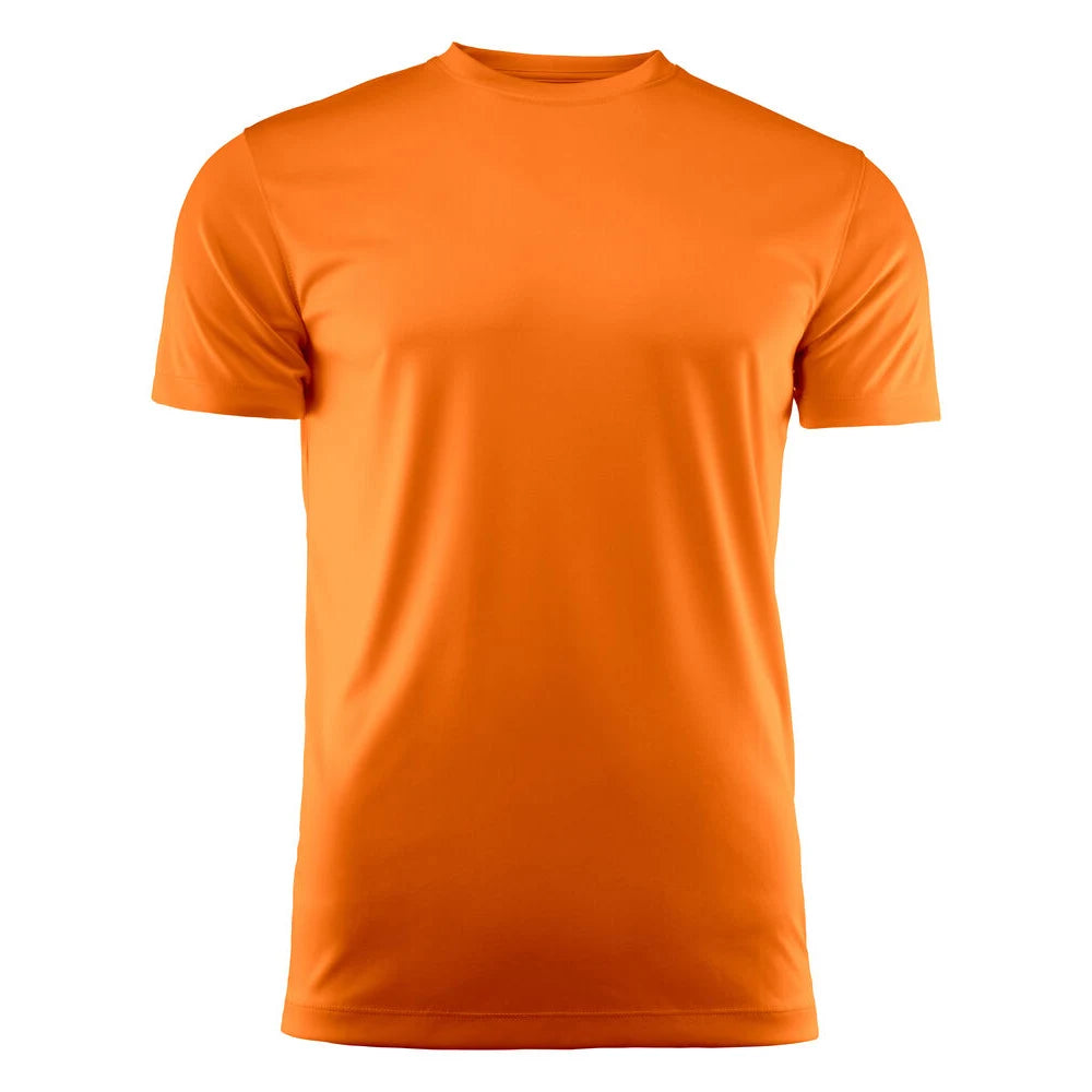 Printer Run T-Shirt Heren Oranje