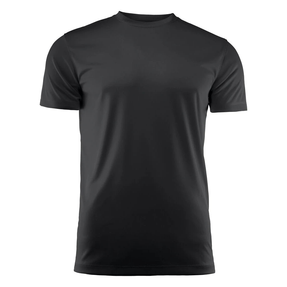 Printer Run T-Shirt Heren Zwart