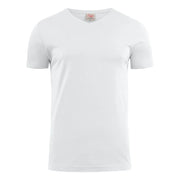 Printer Heavy V-Neck T-Shirt Heren Wit