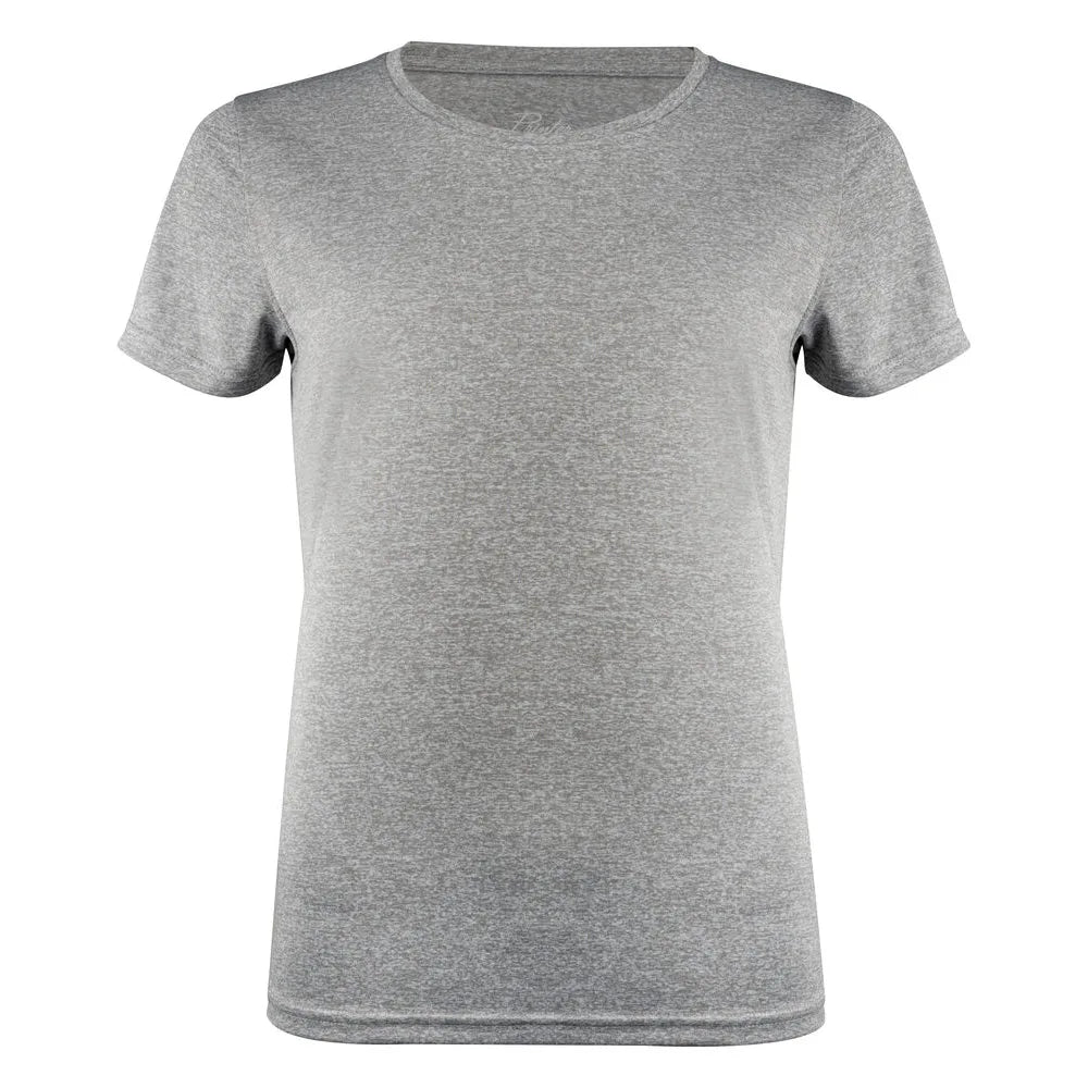 Printer Run T-Shirt Dames Grijs Mêlée